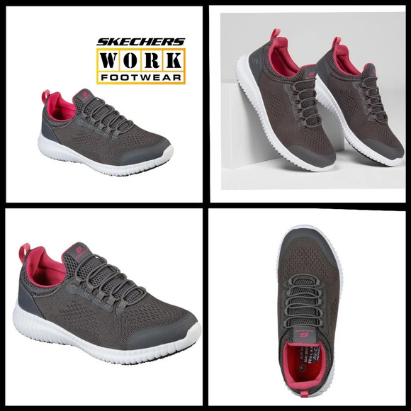 Slip resistant women Skechers pull on sneakers Activewear - Picture 1 of 16